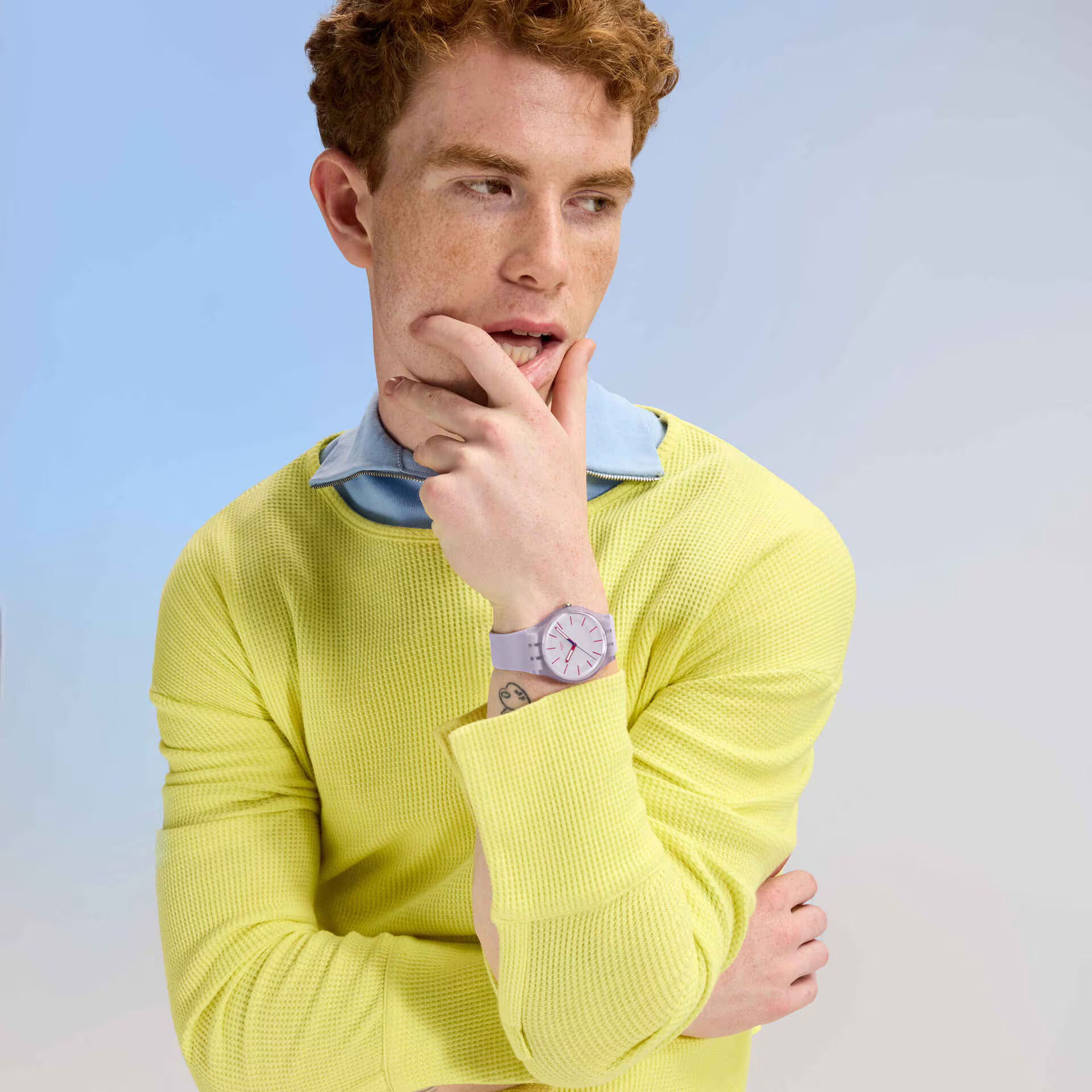 Swatch So29v101 Lavendaze Kol Saati