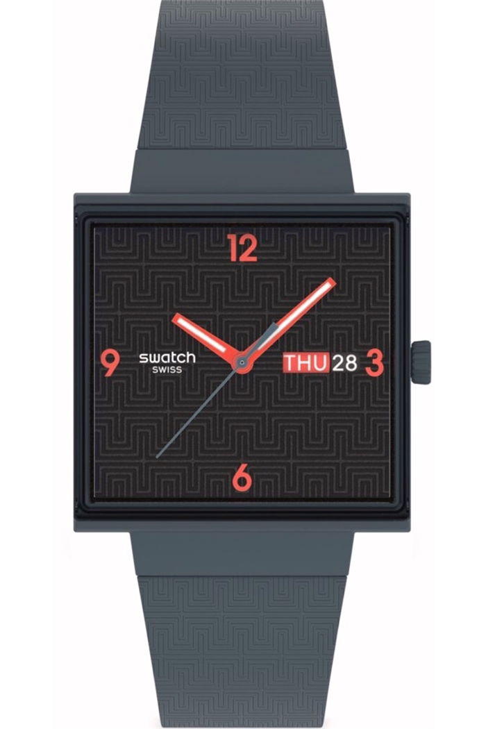 Swatch So34m701 Squared Off Kol Saati