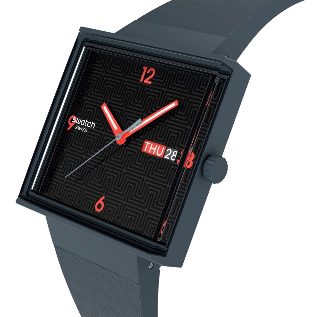 Swatch So34m701 Squared Off Kol Saati