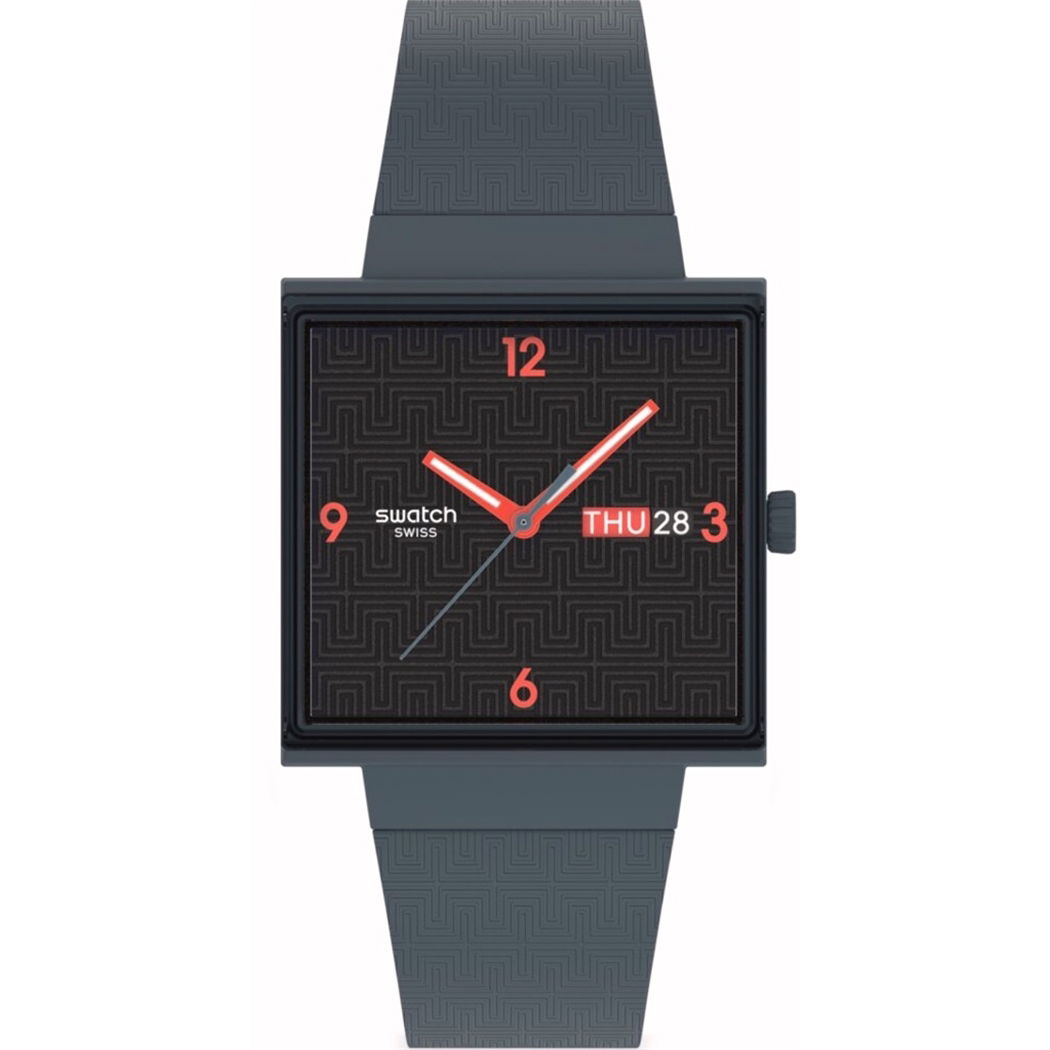 Swatch So34m701 Squared Off Kol Saati