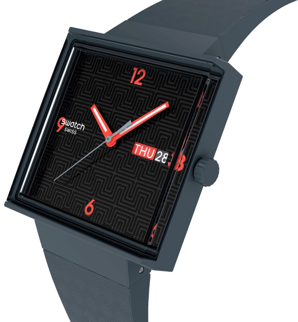Swatch So34m701 Squared Off Kol Saati