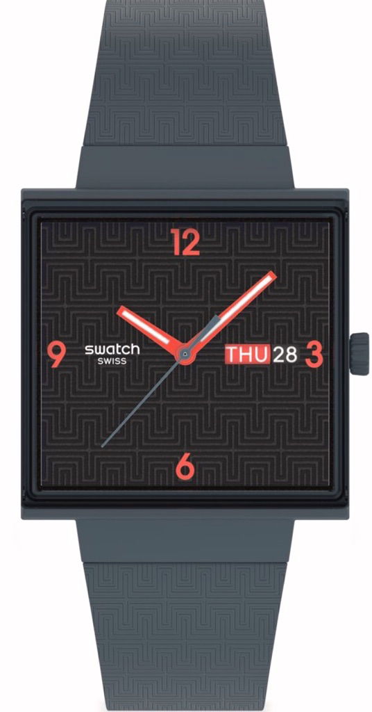 Swatch So34m701 Squared Off Kol Saati