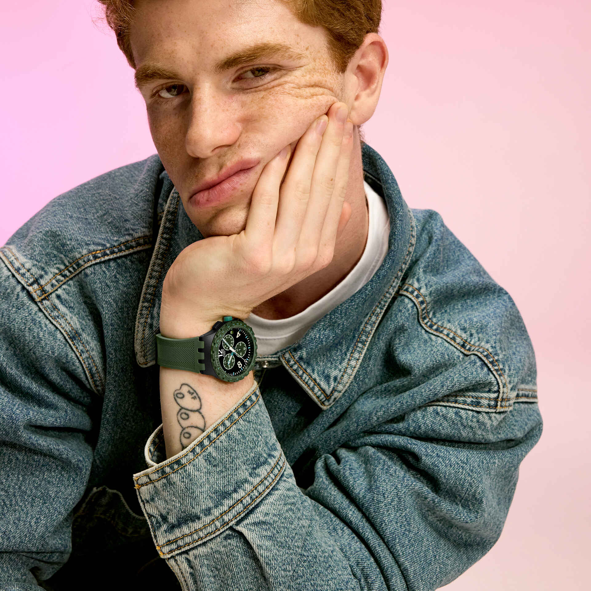 Swatch Susb421 Olive Rush Kol Saati