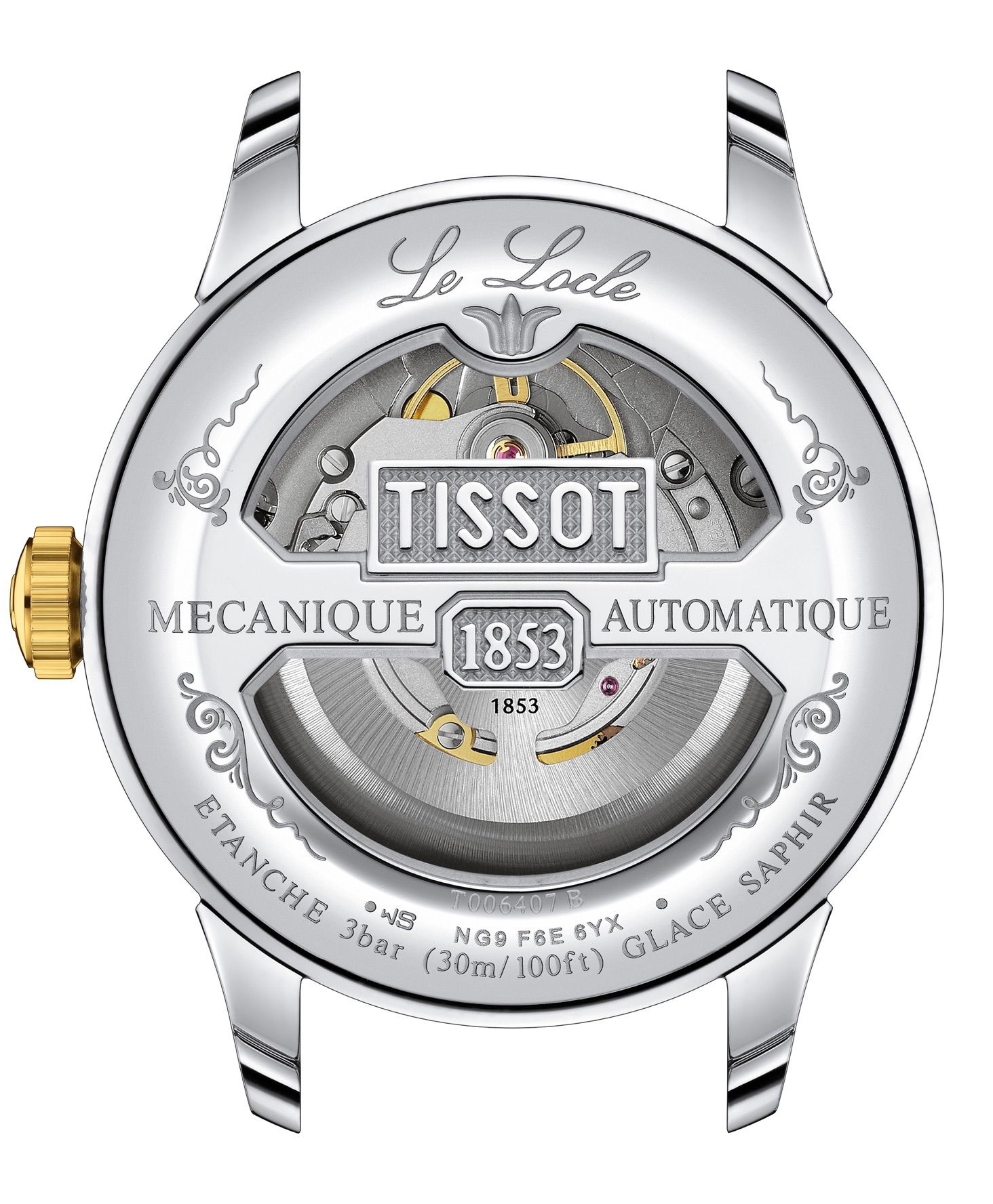 Tissot Le Locle 39.3mm T0064072203301 - Otomatik Erkek Kol Saati (T006.407.22.033.01)