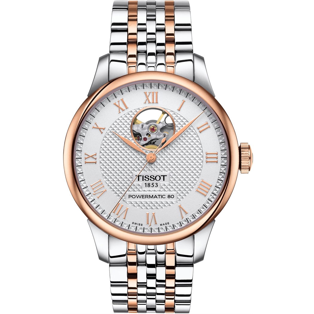 Tissot Le Locle Open Heart 39.3mm T0064072203302 - Otomatik Erkek Kol Saati (T006.407.22.033.02)