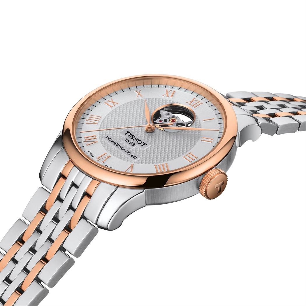 Tissot Le Locle Open Heart 39.3mm T0064072203302 - Otomatik Erkek Kol Saati (T006.407.22.033.02)