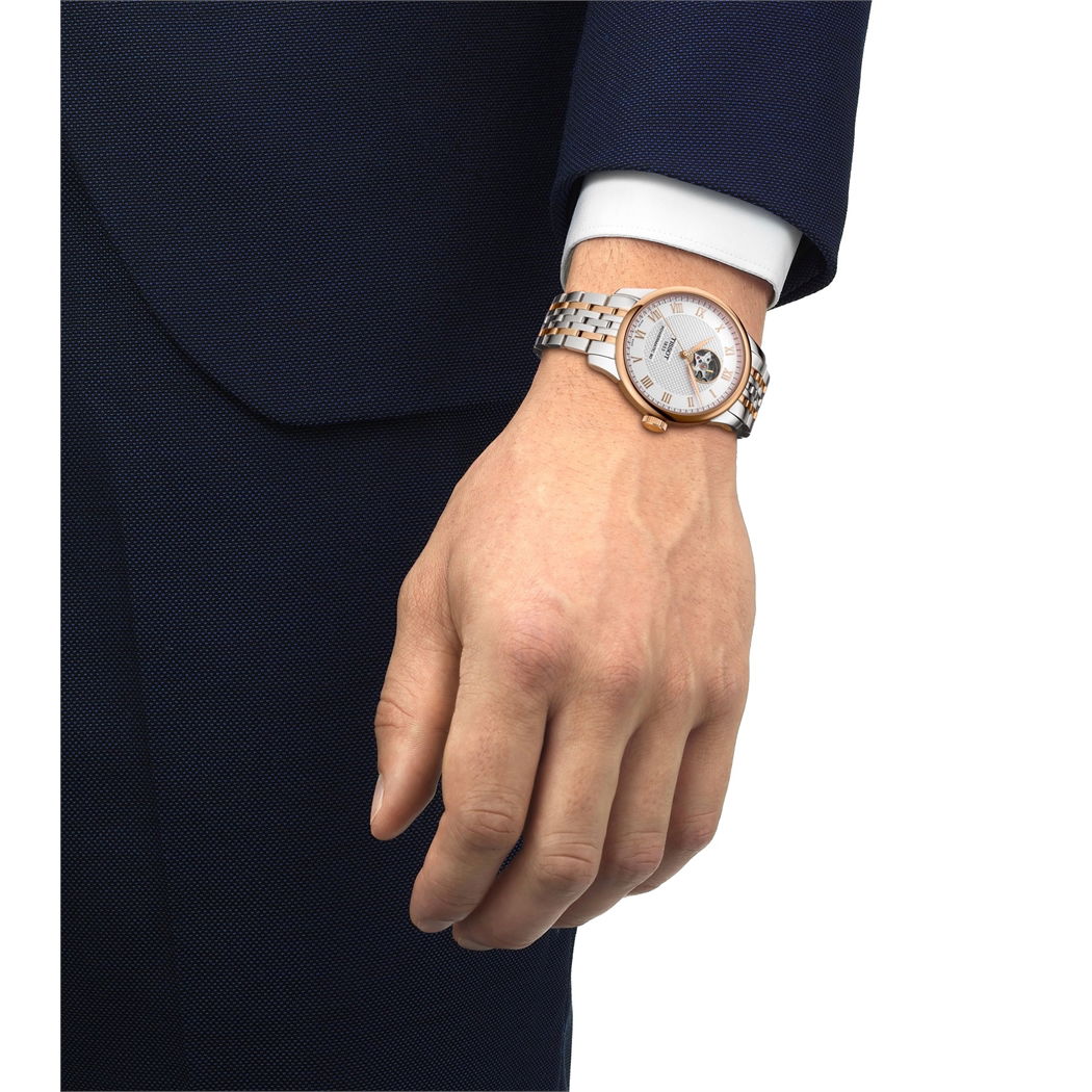 Tissot Le Locle Open Heart 39.3mm T0064072203302 - Otomatik Erkek Kol Saati (T006.407.22.033.02)