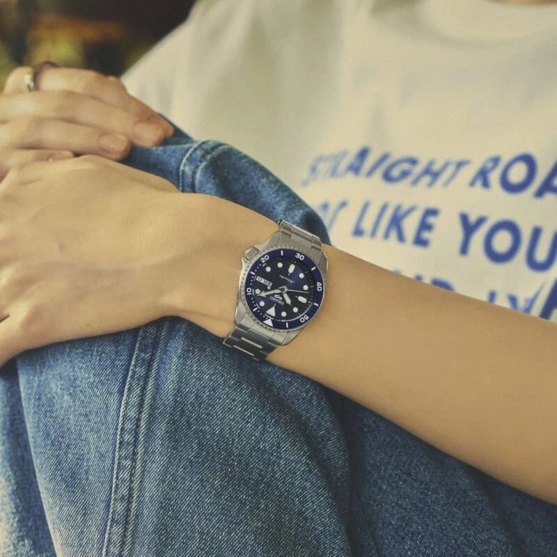 Seiko SKX 38 mm Street Denim Srpl77k1 (Srpl77k) Otomatik Kol Saati