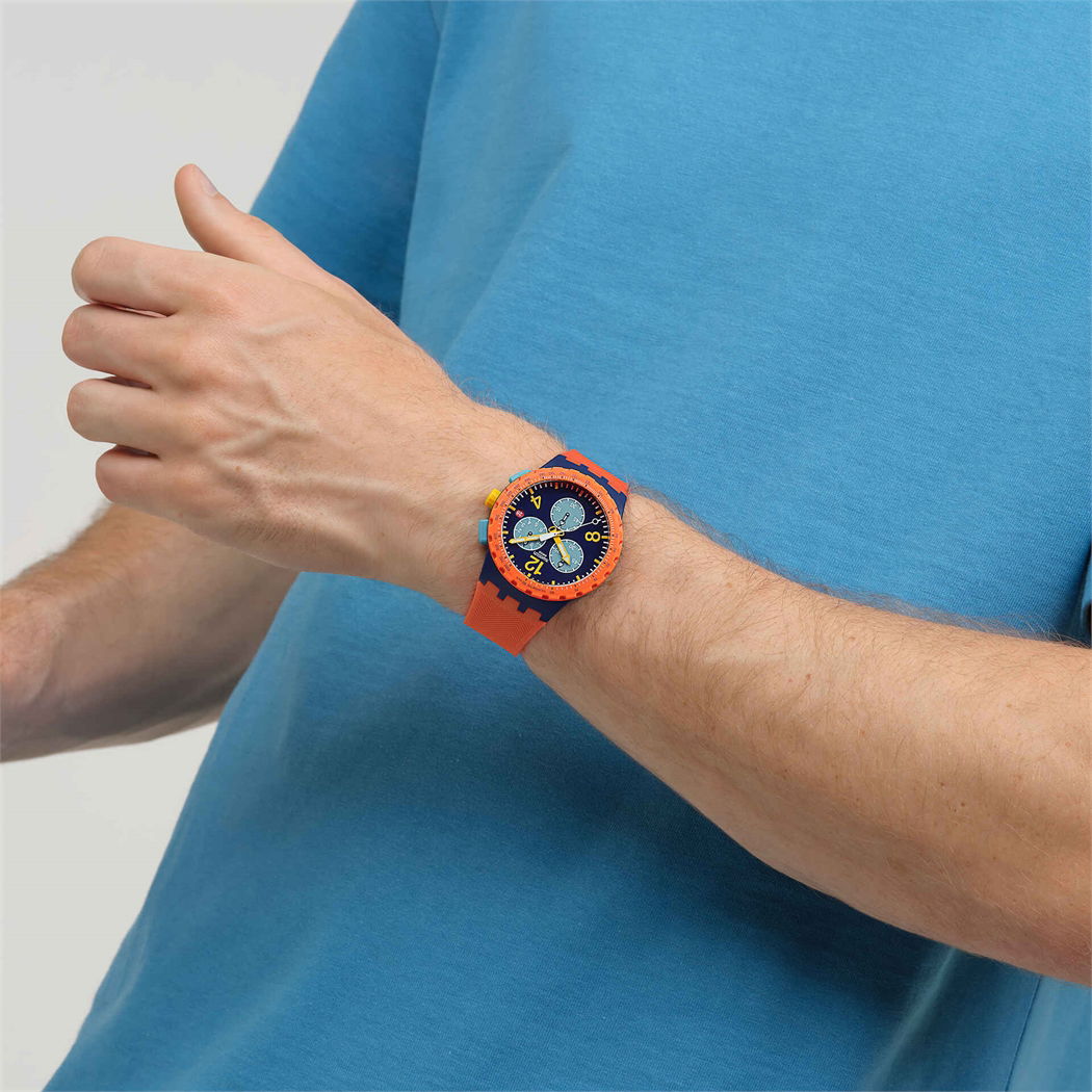 Swatch Susı400 Camo Flash Erkek Kol Saati
