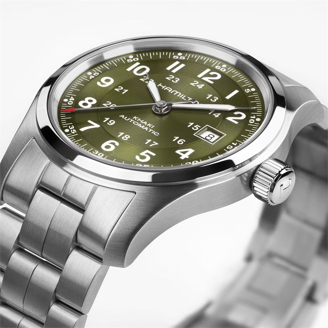 Hamilton H70605160 Khaki Field Auto 42mm Erkek Kol Saati