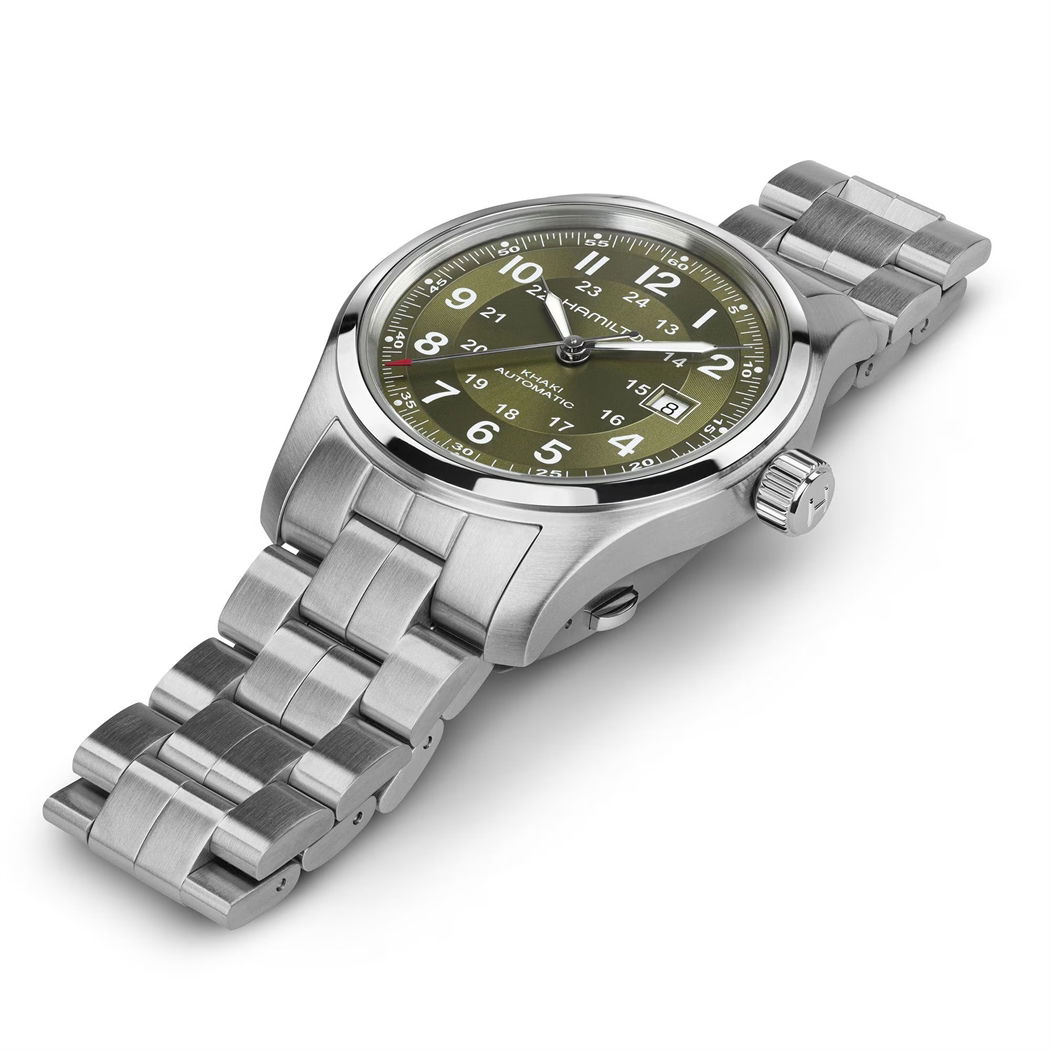 Hamilton H70605160 Khaki Field Auto 42mm Erkek Kol Saati
