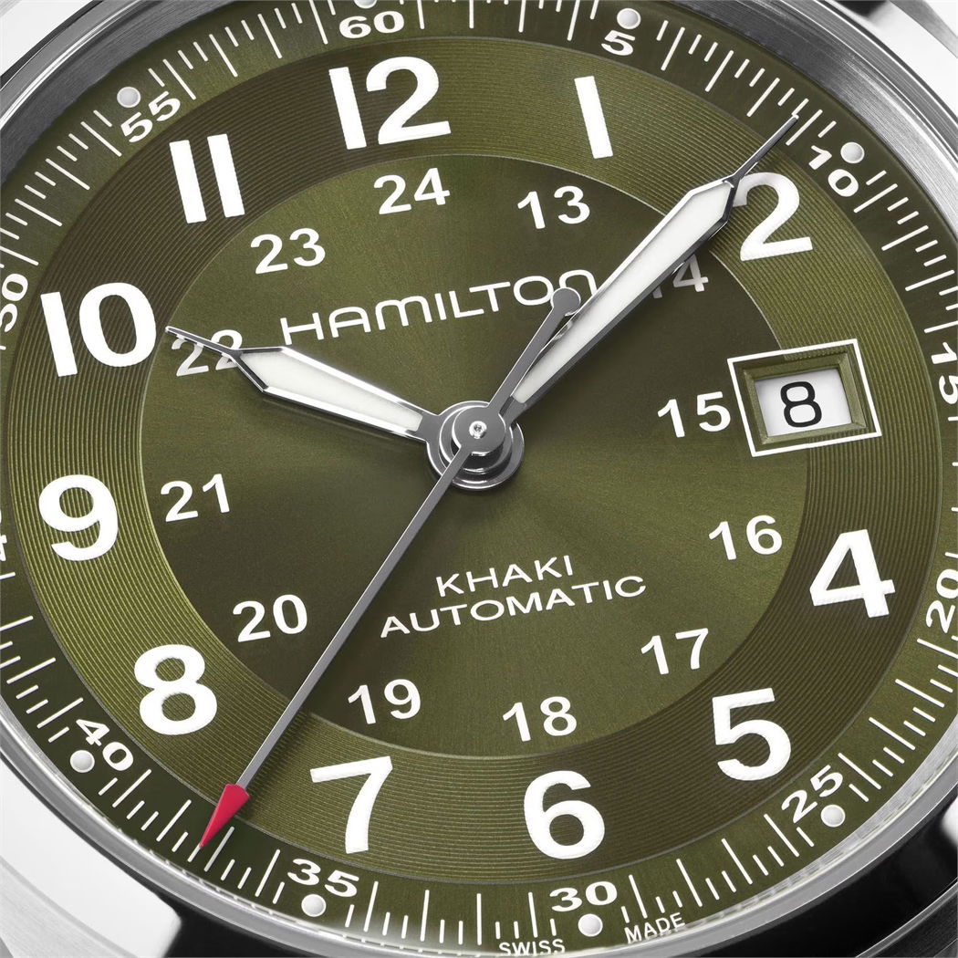 Hamilton H70605160 Khaki Field Auto 42mm Erkek Kol Saati