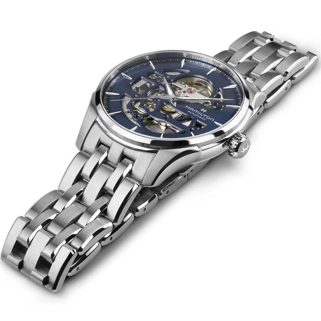 Hamilton H42535141 Jazzmaster Skeleton Auto 40mm Erkek Kol Saati