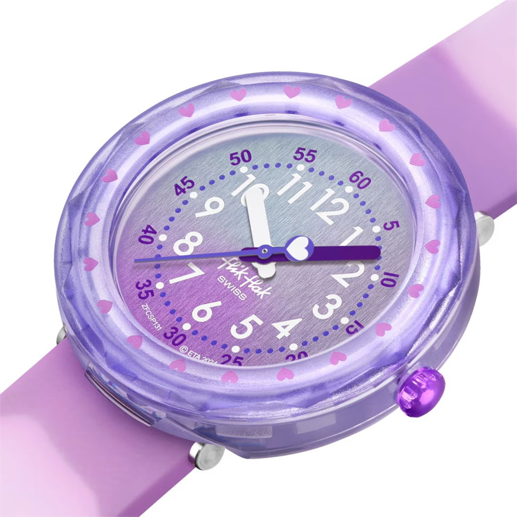 Flik Flak Fcsp131 Fuze In Purple Çocuk Kol Saati