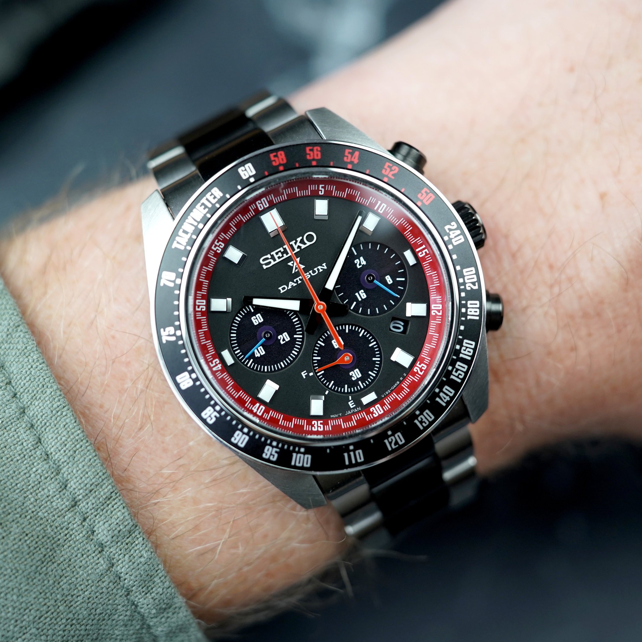 Seiko x DATSUN Fairlady Z - Prospex Speedtimer Solar SSC957P1 (SSC957P) Limitli Üretim Erkek Kol Saati