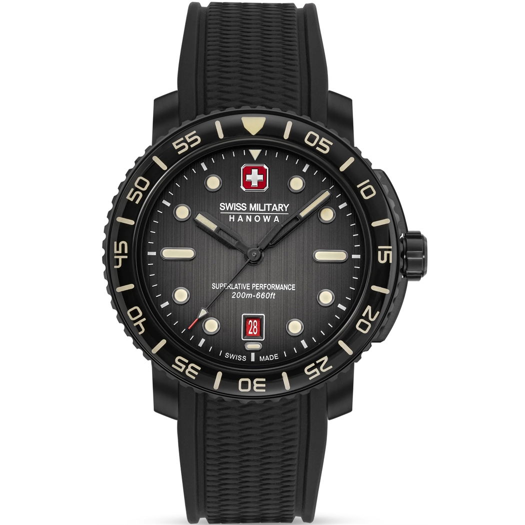 Swiss Military Smwgn0001730 Black Marlin Erkek Kol Saati