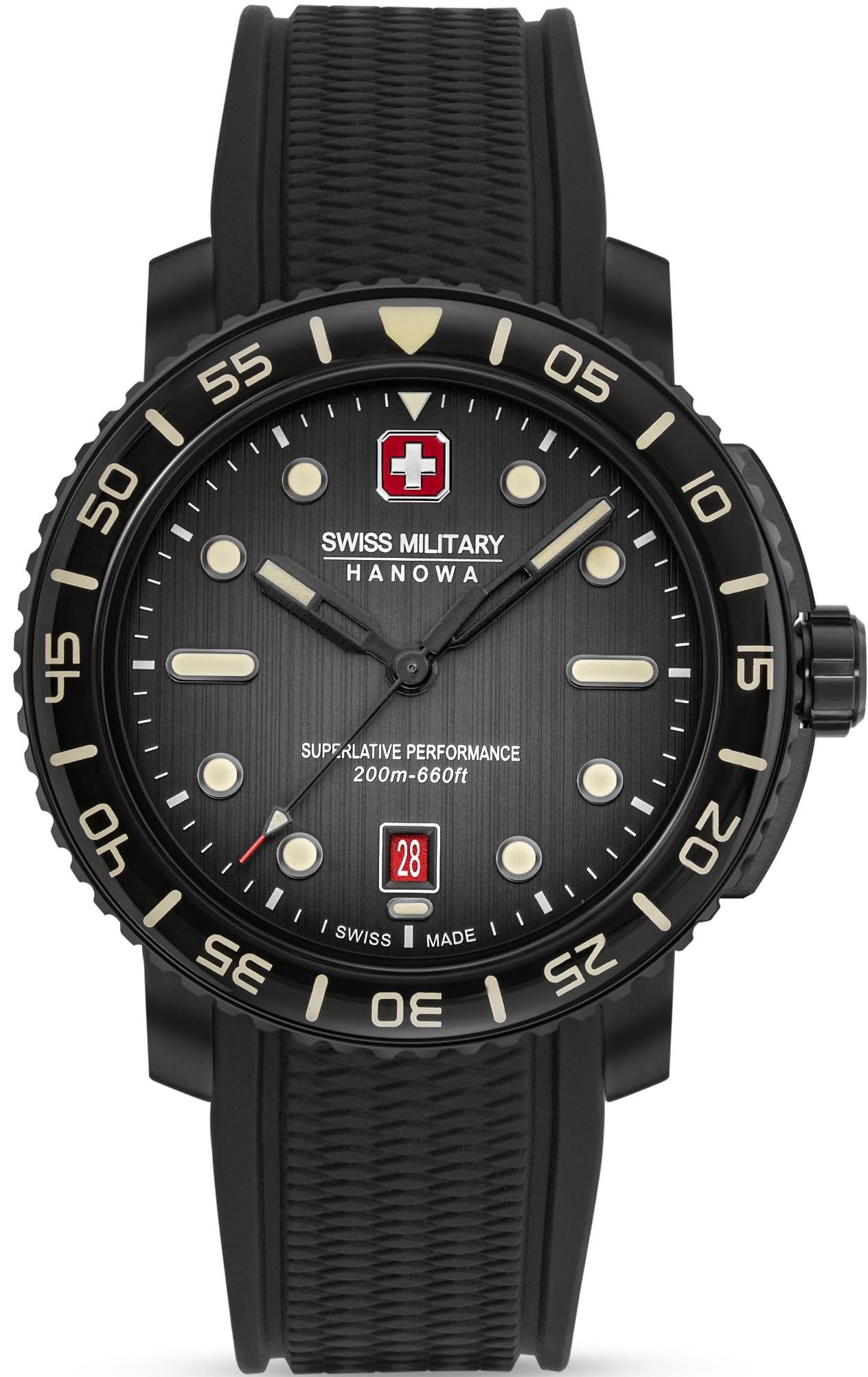 Swiss Military Smwgn0001730 Black Marlin Erkek Kol Saati