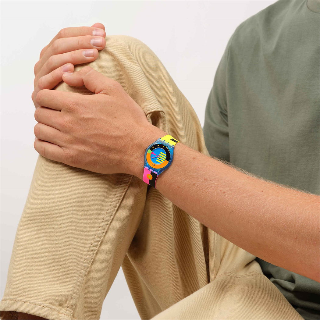 Swatch Ss08s101 Neon Flumotions Kadın Kol Saati