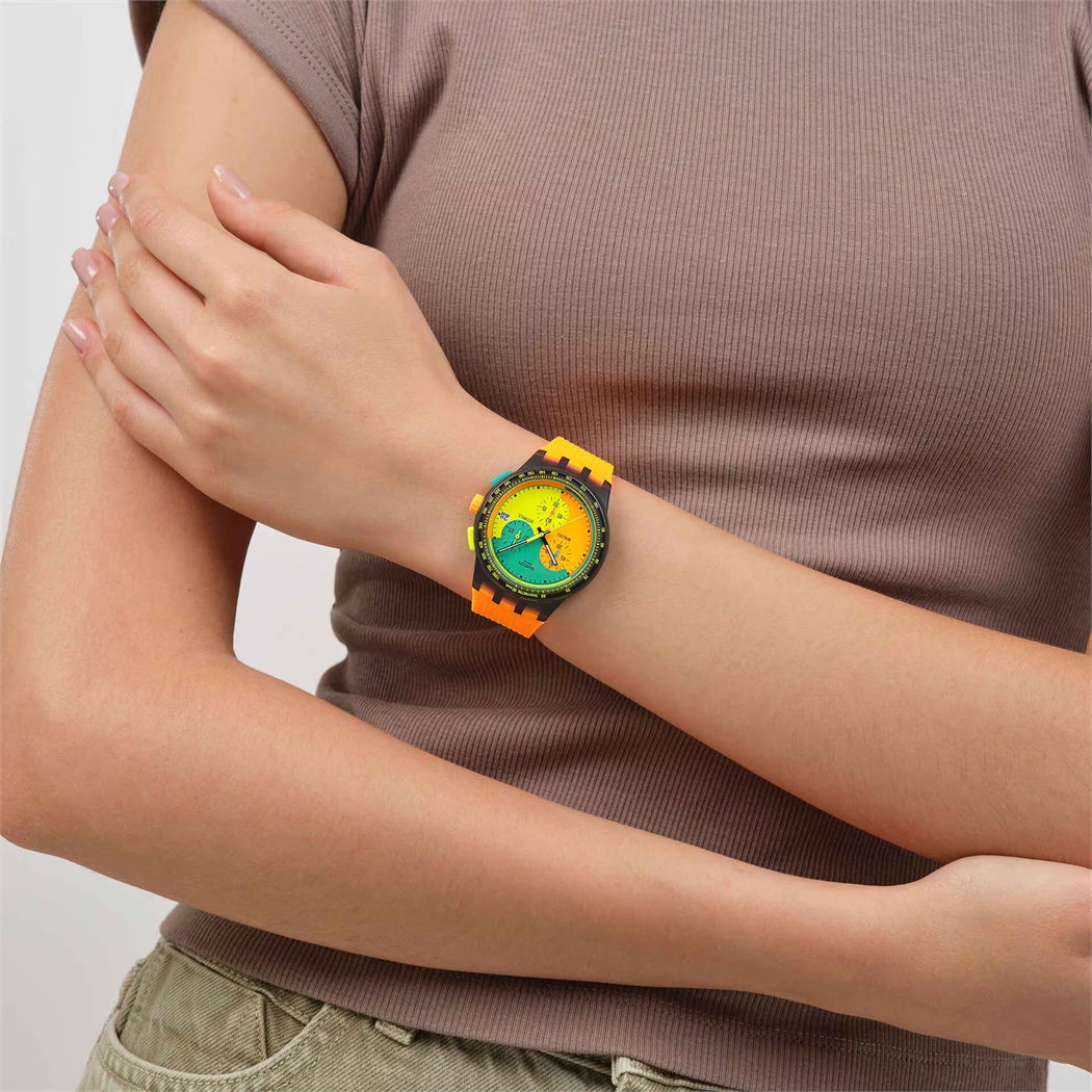 Swatch Susb422 Neon Signal FLAG Kol Saati
