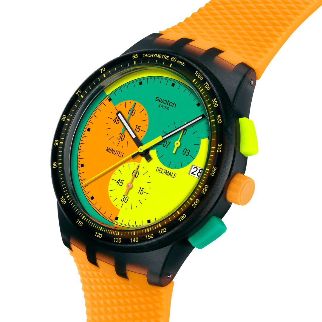 Swatch Susb422 Neon Signal FLAG Kol Saati