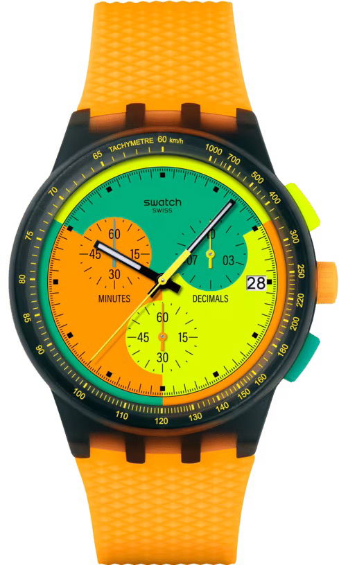 Swatch Susb422 Neon Signal FLAG Kol Saati