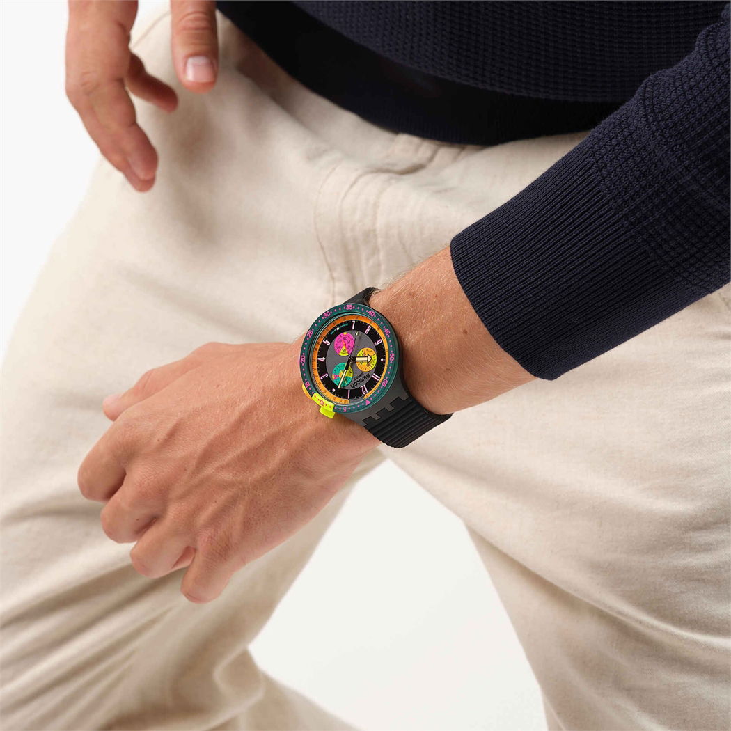 Swatch Sb02b104 Neon Seppia Kol Saati