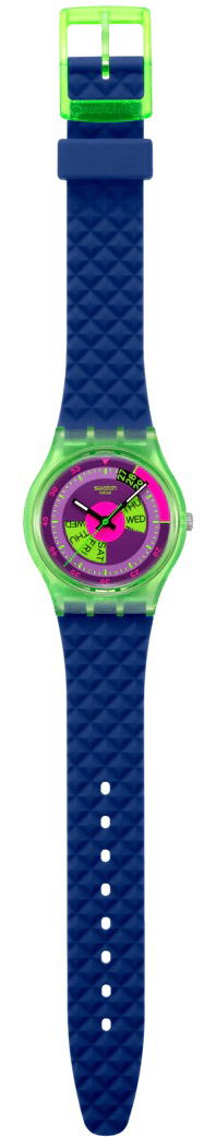 Swatch So28g704 Neon Skychart Kol Saati