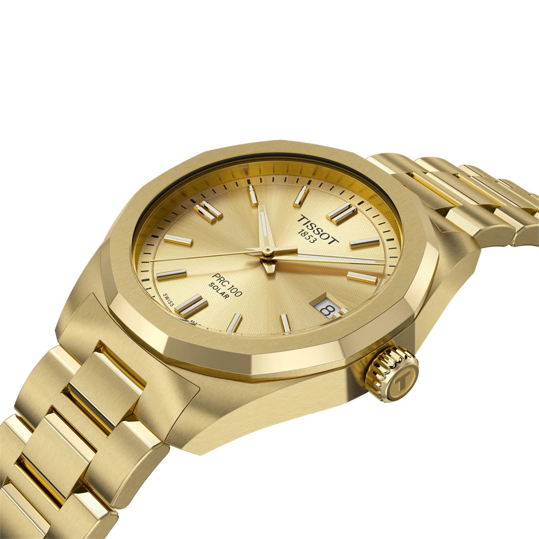 Tissot PRC 100 Solar 34 mm T1518223302100 - Kadın Kol Saati (T151.822.33.021.00)