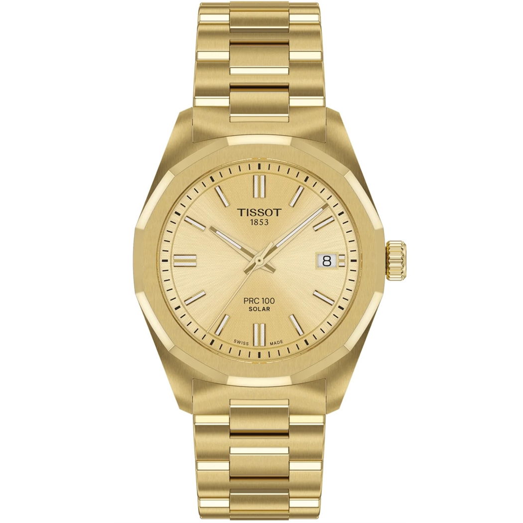Tissot PRC 100 Solar 34 mm T1518223302100 - Kadın Kol Saati (T151.822.33.021.00)