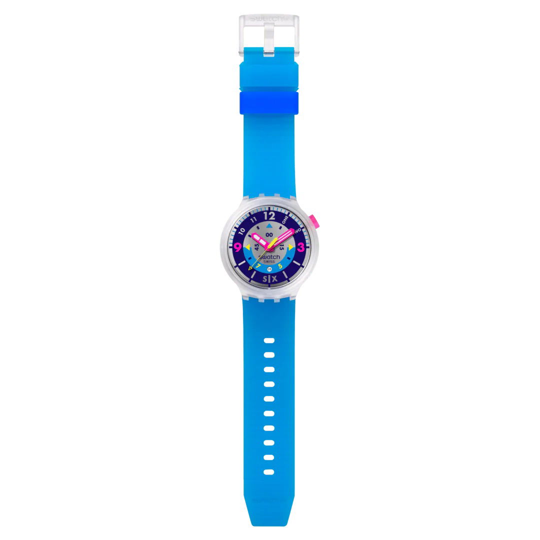 Swatch Sb01k400 Neon Hielo Erkek Kol Saati