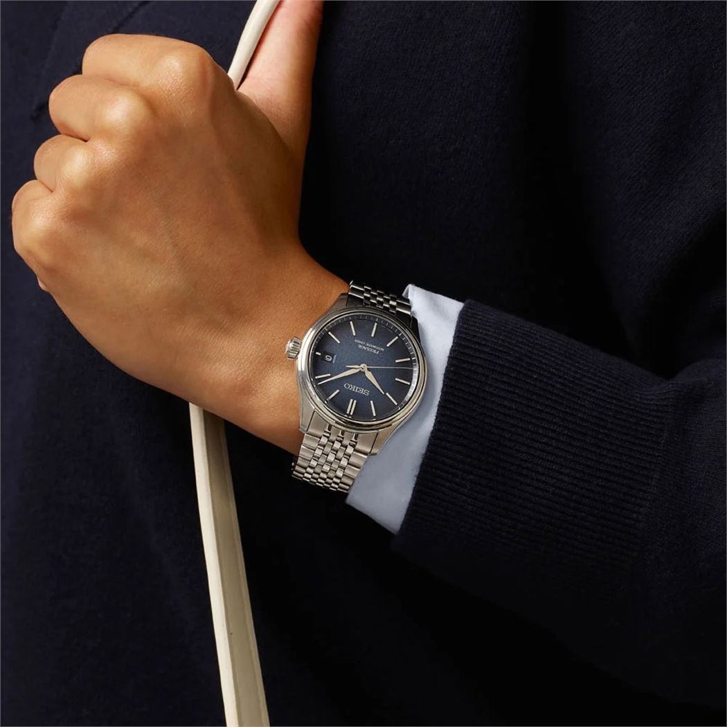 Seiko Presage Spb525j1 (Spb525j) Ai-Iro Japan Blue Otomatik Erkek Kol Saati