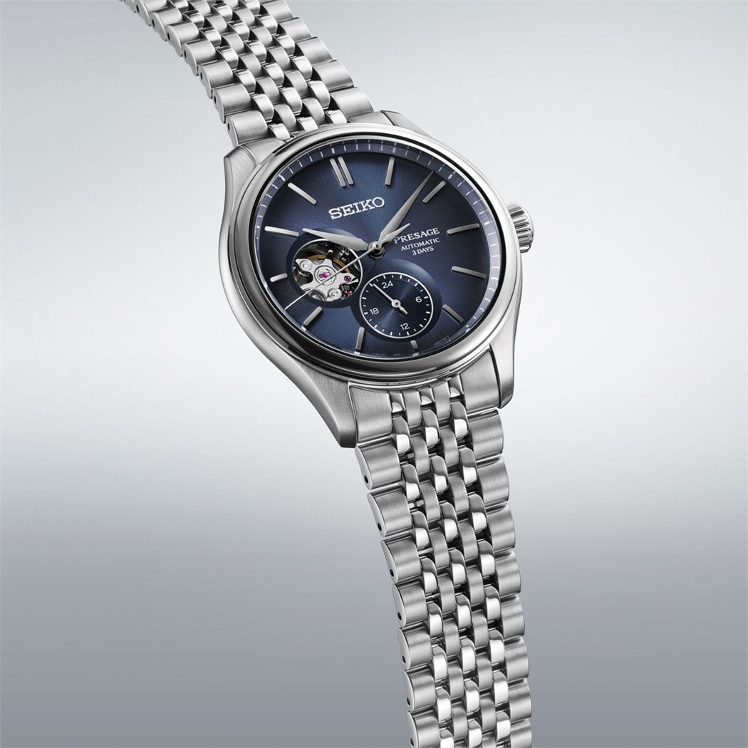 Seiko Presage Spb527j1 (Spb527j) Open Heart Ai-Iro Japan Blue Otomatik Erkek Kol Saati