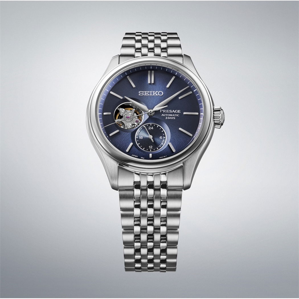 Seiko Presage Spb527j1 (Spb527j) Open Heart Ai-Iro Japan Blue Otomatik Erkek Kol Saati
