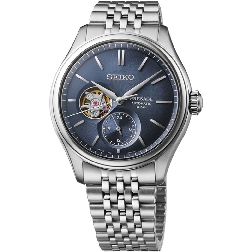Seiko Presage Spb527j1 (Spb527j) Open Heart Ai-Iro Japan Blue Otomatik Erkek Kol Saati