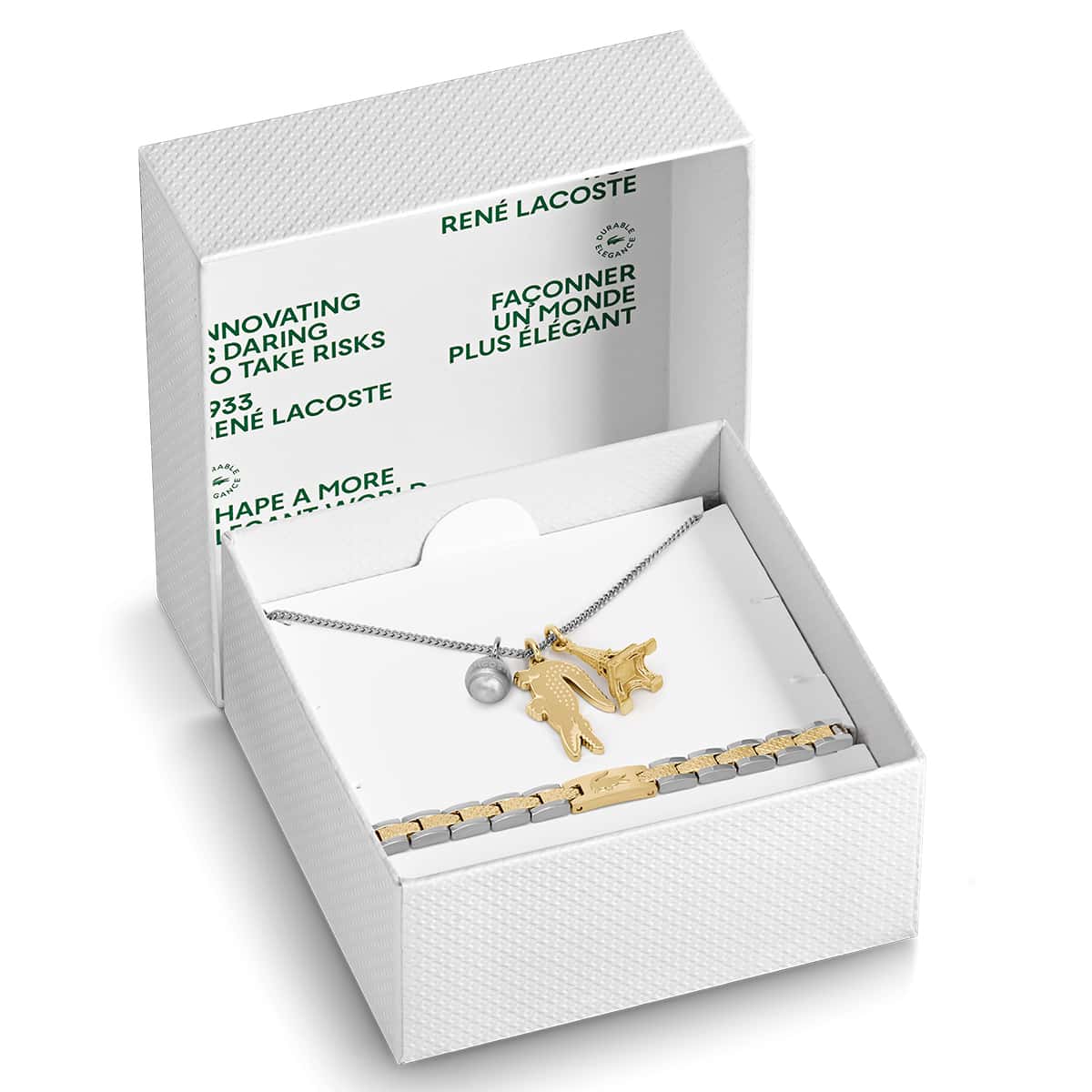 Lacoste Lacj2070045 Kolye ve Bileklik Seti