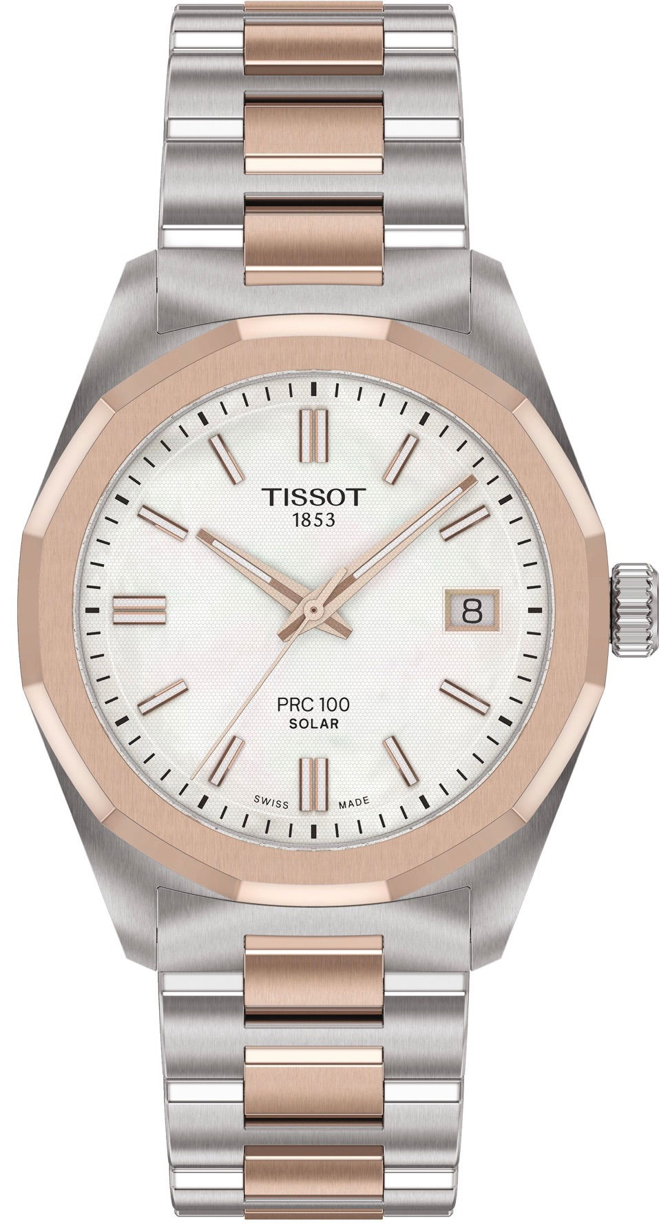 Tissot PRC 100 Solar 34mm T1518222211100 - Kadın Kol Saati (T151.822.22.111.00)