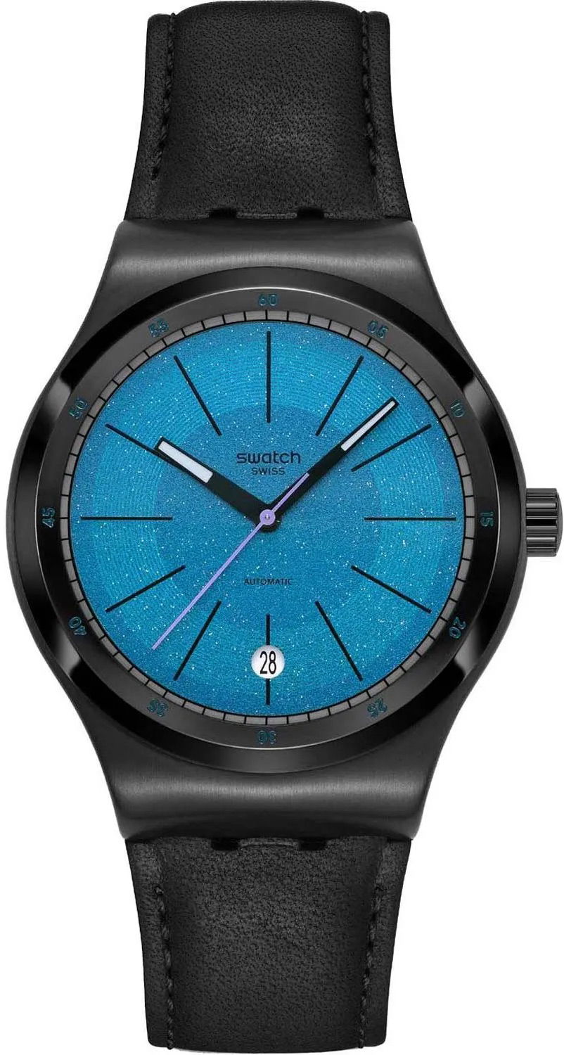 Swatch Yıb408 Blackcloak Mechanism Erkek Kol Saati