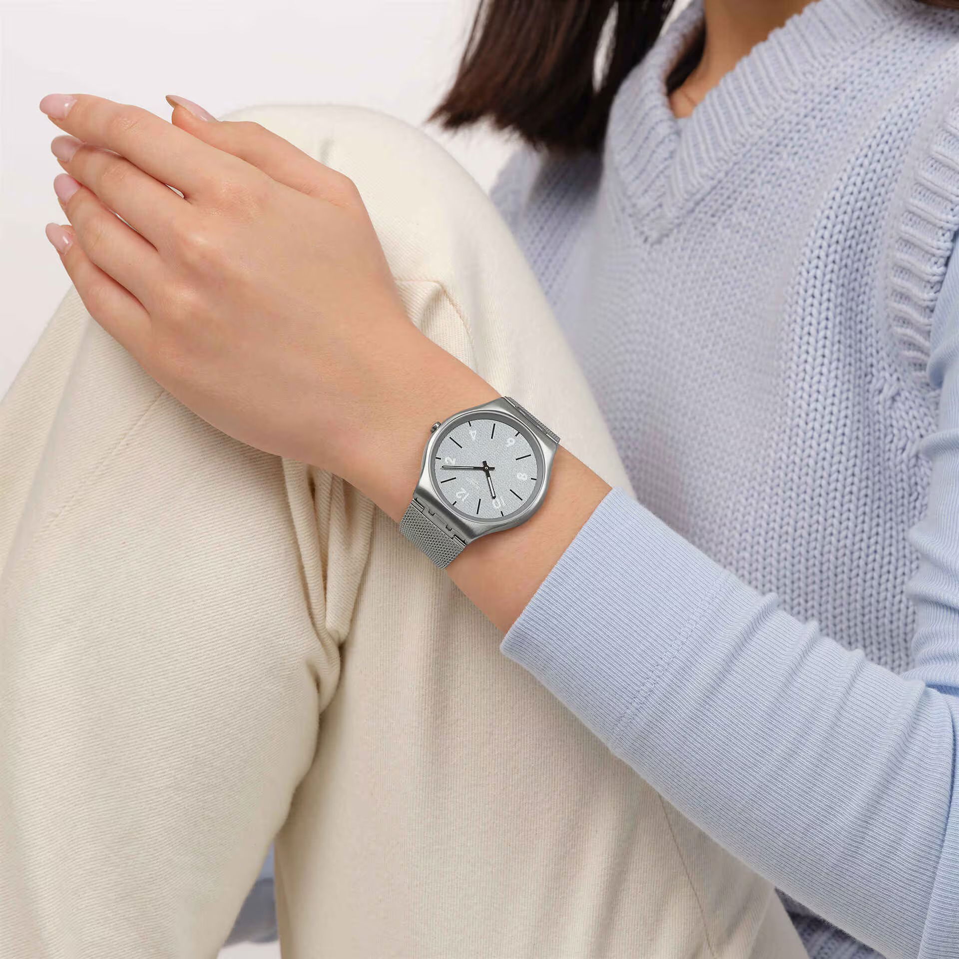 Swatch Ss07s152m Getting Meshy Erkek Kol Saati