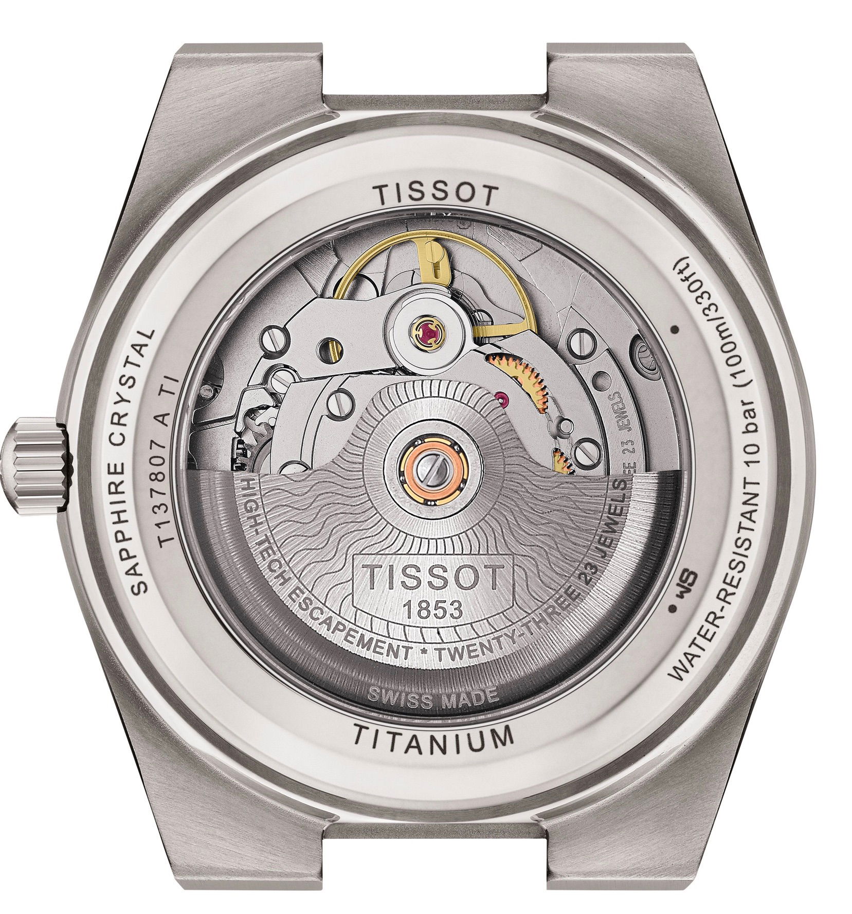 Tissot PRX 38mm T1378074406100 - Titanyum Otomatik Kol Saati (T137.807.44.061.00)