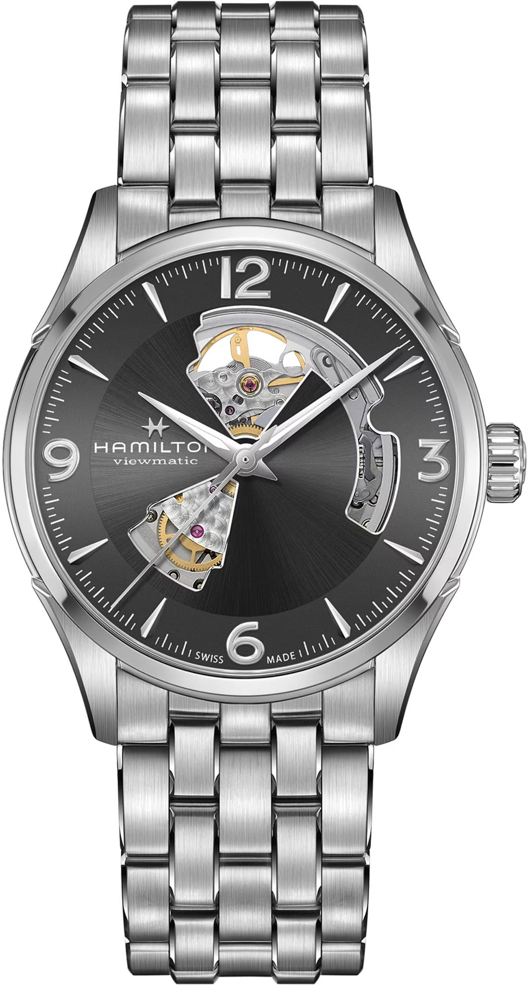 Hamilton H32705181 Jazzmaster Open Heart Auto 42 mm Erkek Kol Saati