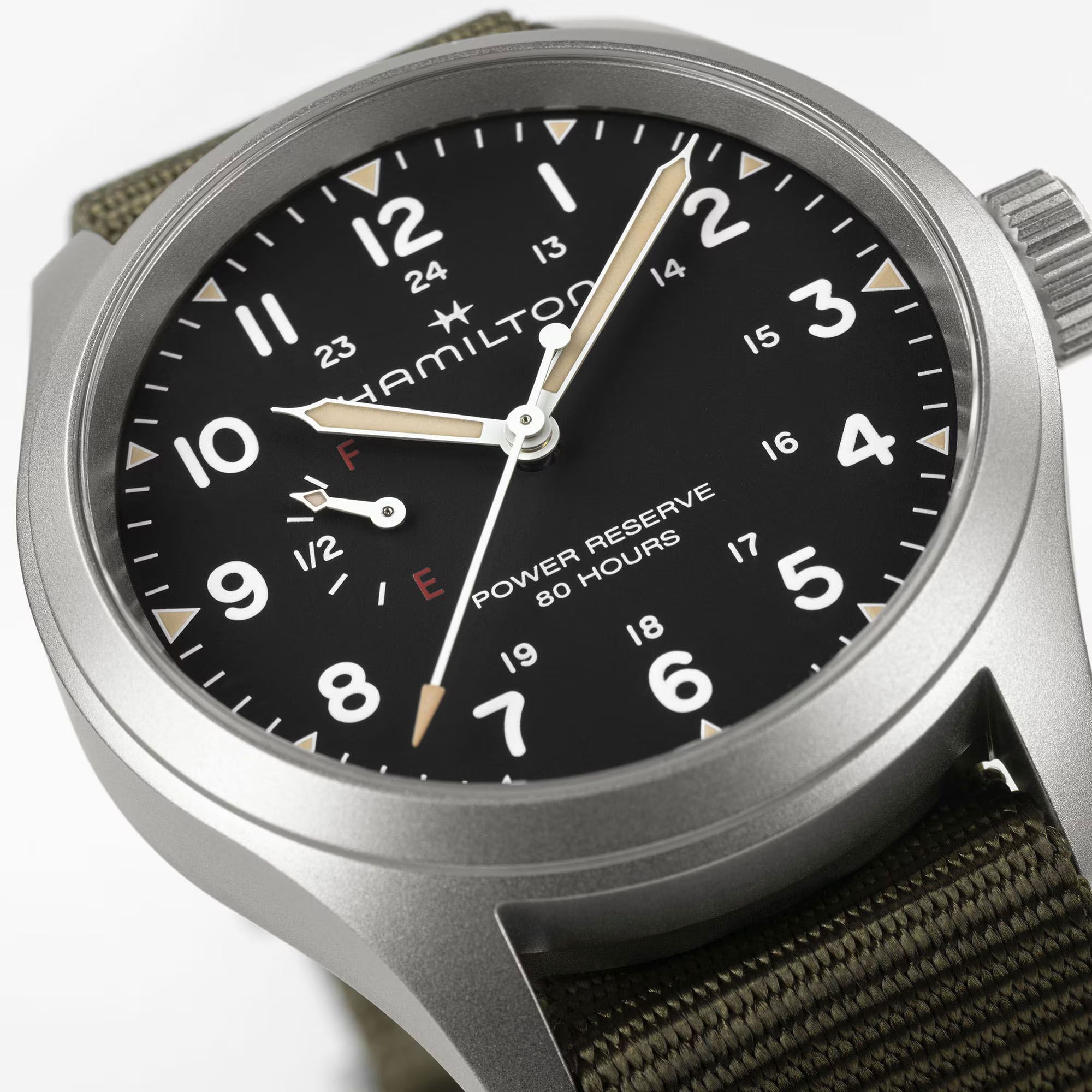 Hamilton H69509930 Khaki Field Mechanical Power Reserve 40 mm