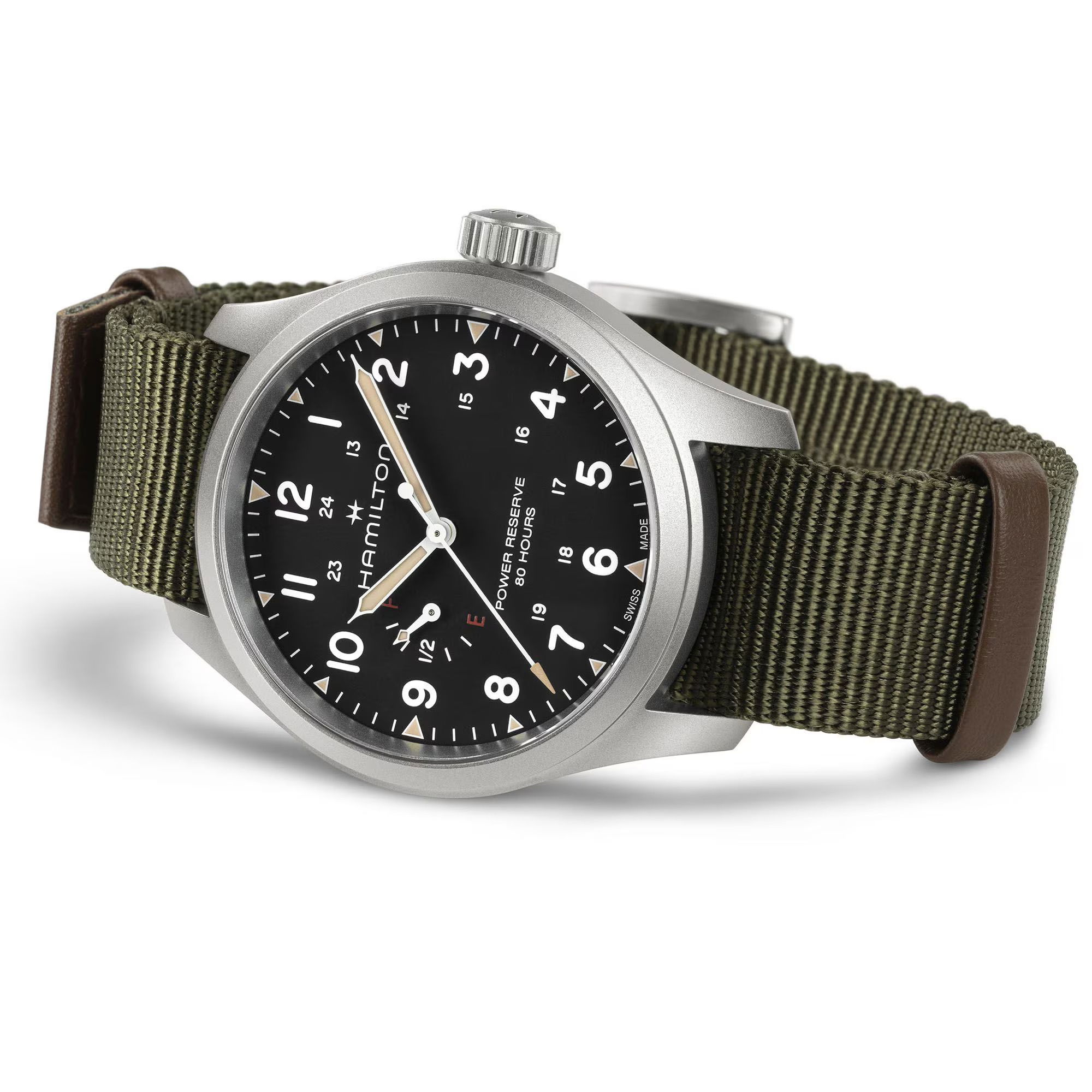 Hamilton H69509930 Khaki Field Mechanical Power Reserve 40 mm