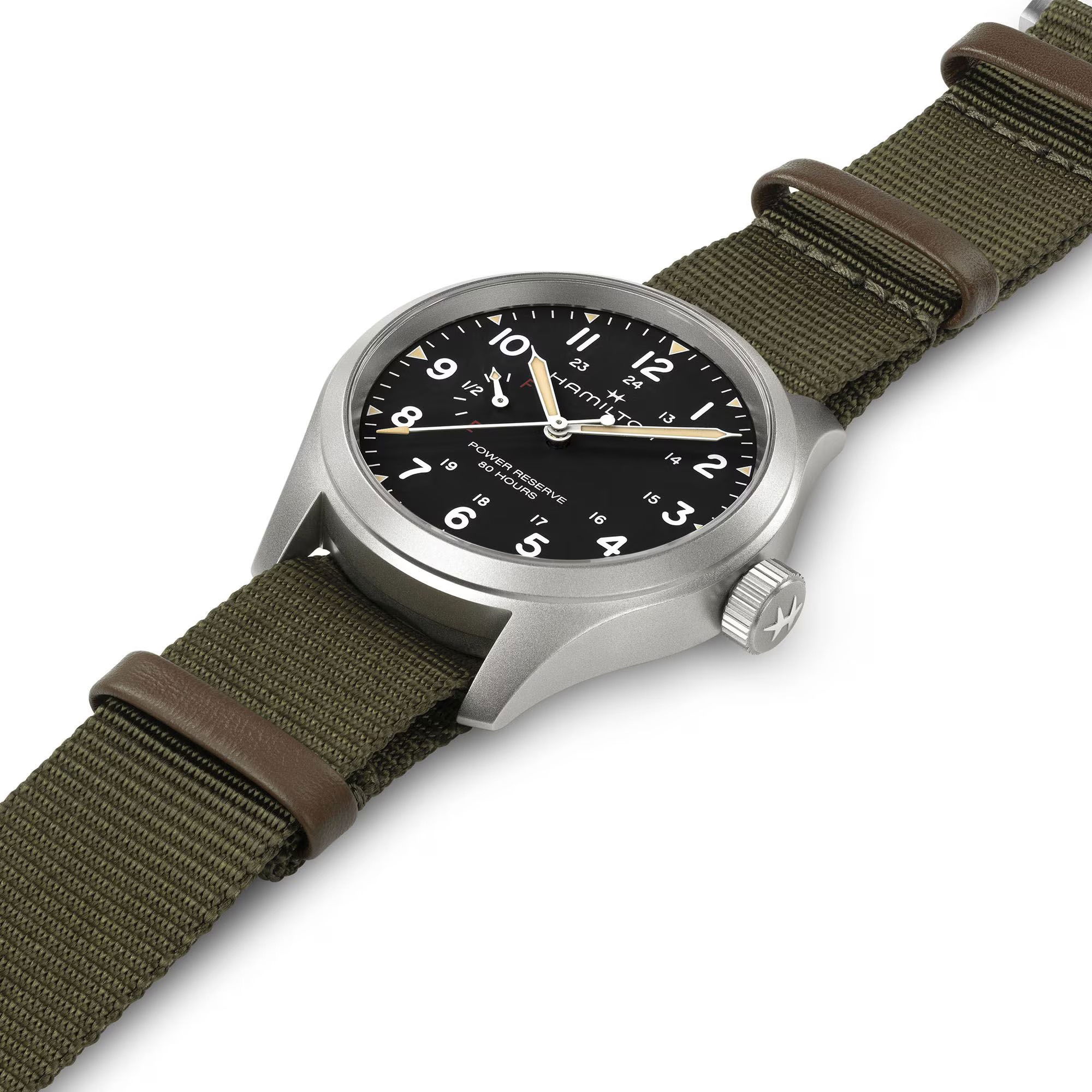 Hamilton H69509930 Khaki Field Mechanical Power Reserve 40 mm