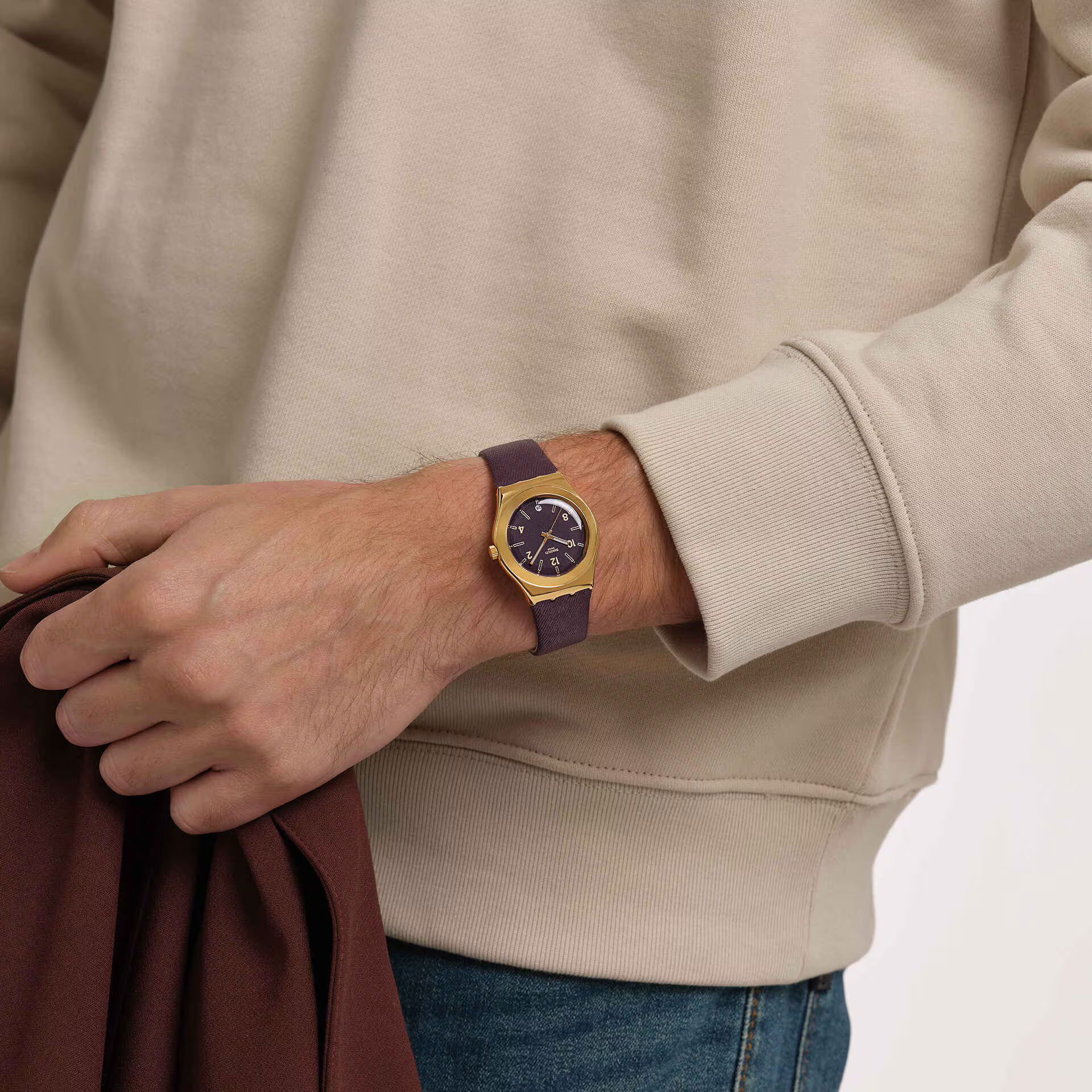 Swatch Ylg413 Heart Of Burgundy Kadın Kol Saati