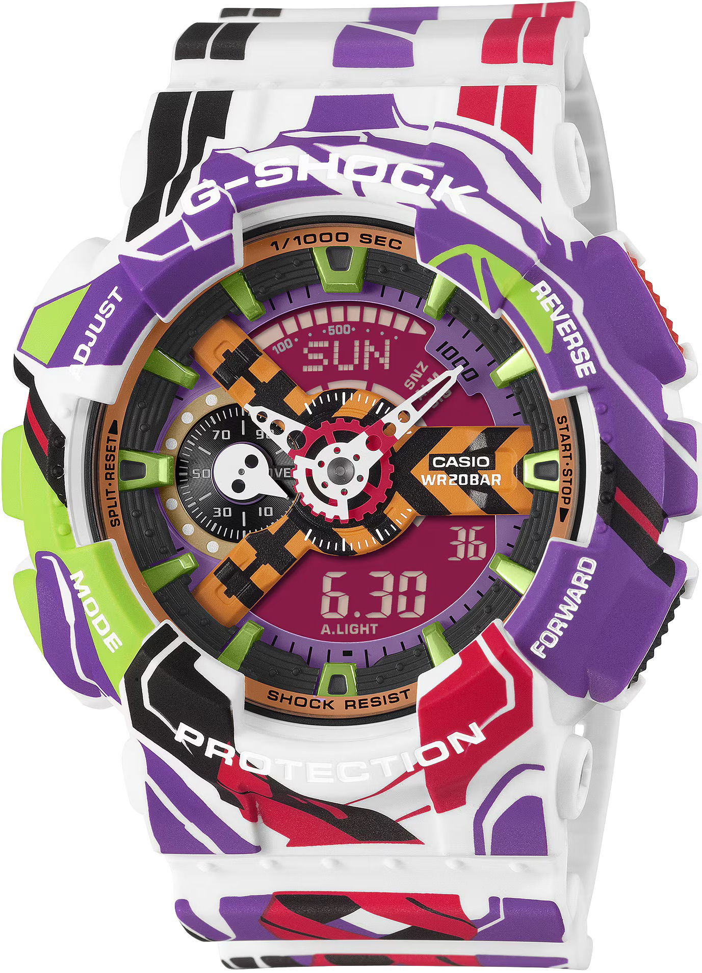 Casio Ga-110Eva30-7Adr Evangelion İş Birliği Modeli