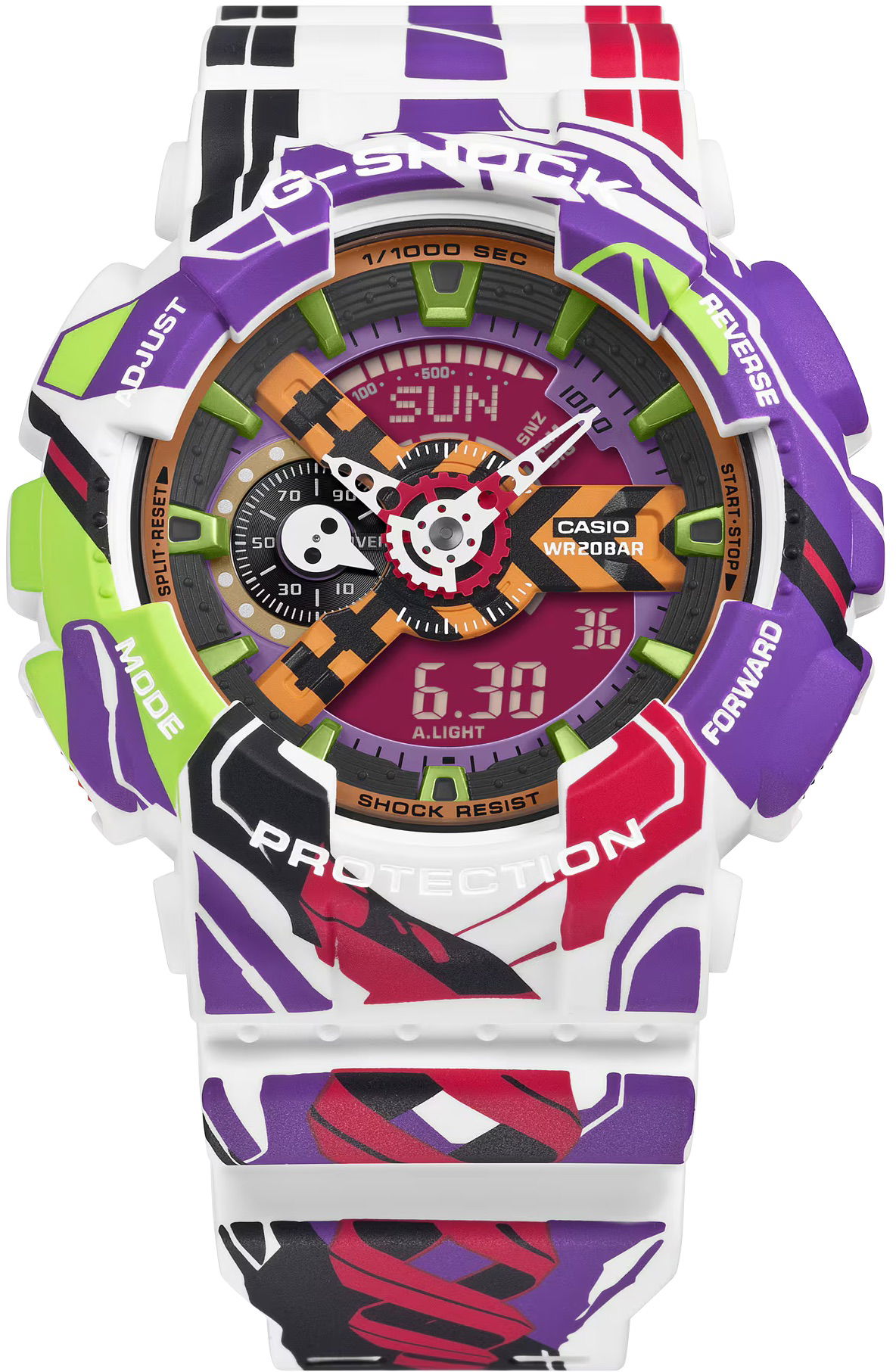 Casio Ga-110Eva30-7Adr Evangelion İş Birliği Modeli