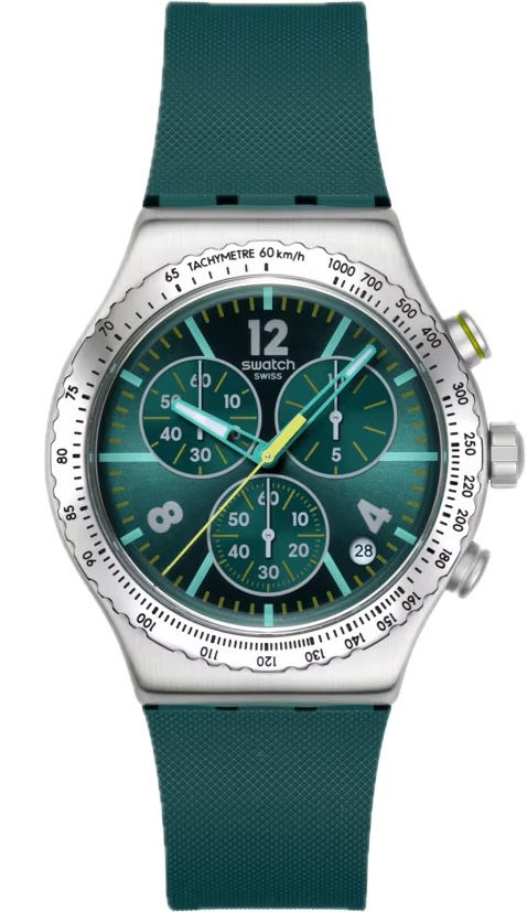 Swatch Yvs535 Greenshift Glow Kol Saati