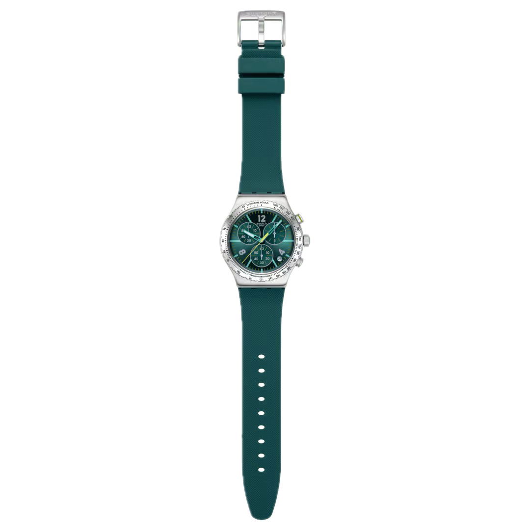Swatch Yvs535 Greenshift Glow Kol Saati