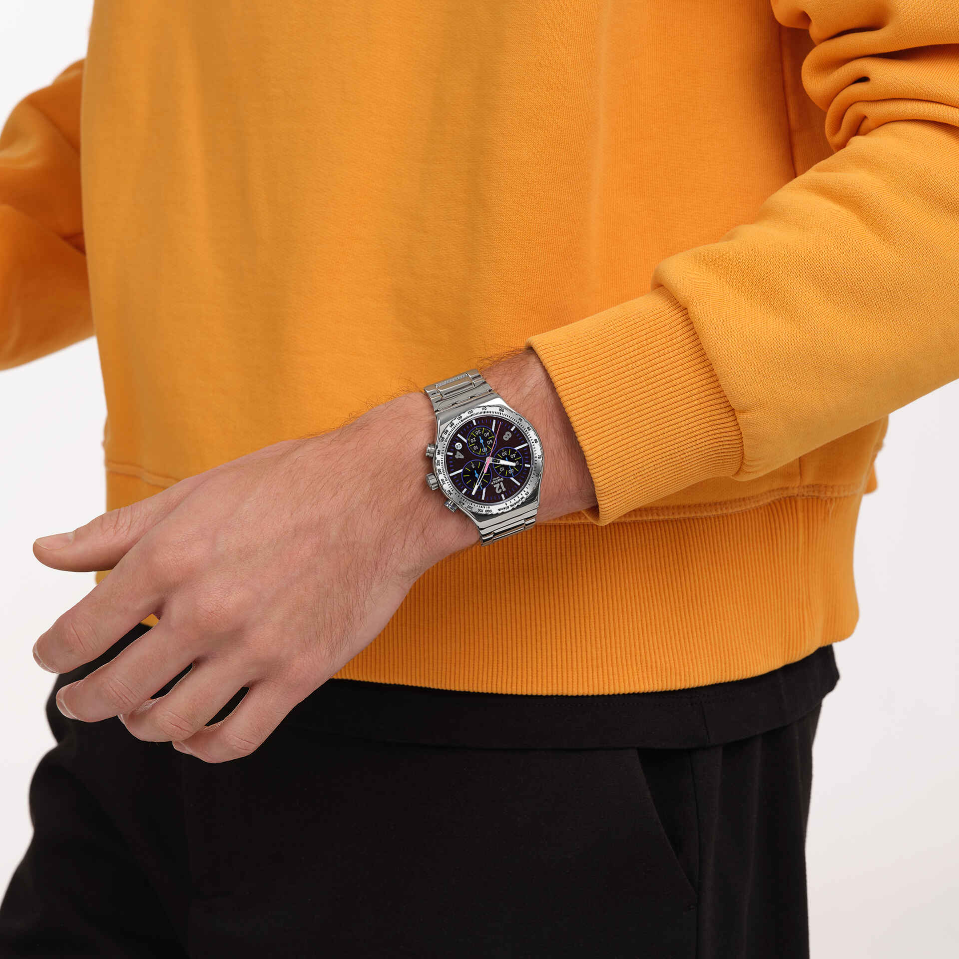 Swatch Yvs533g Purple Glow Kol Saati