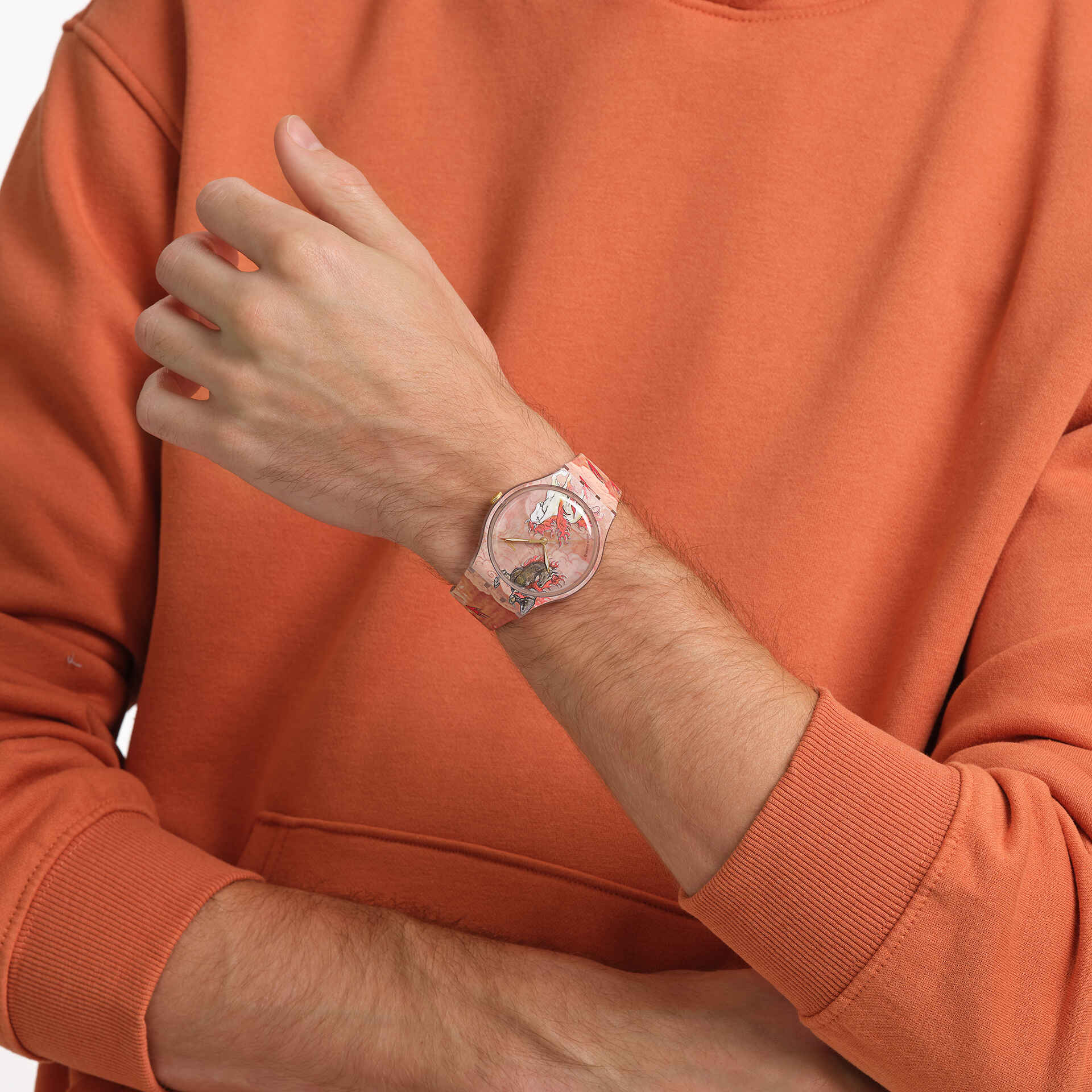 Swatch Suoz369 Riding The Clouds Kol Saati